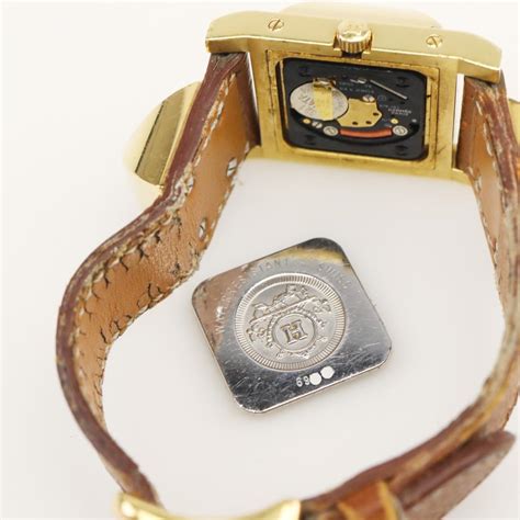 18kt gp hermes 1950s watch|hermes watches value.